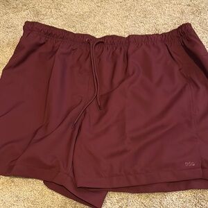 DSG Men’s Red Athletic Shorts Lightweight Performance Fit